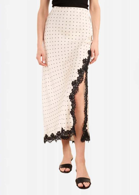  카미 뉴욕 롱 스커트 캐미 NYC 티건 스커트 핀 도트 - CAMI NYC