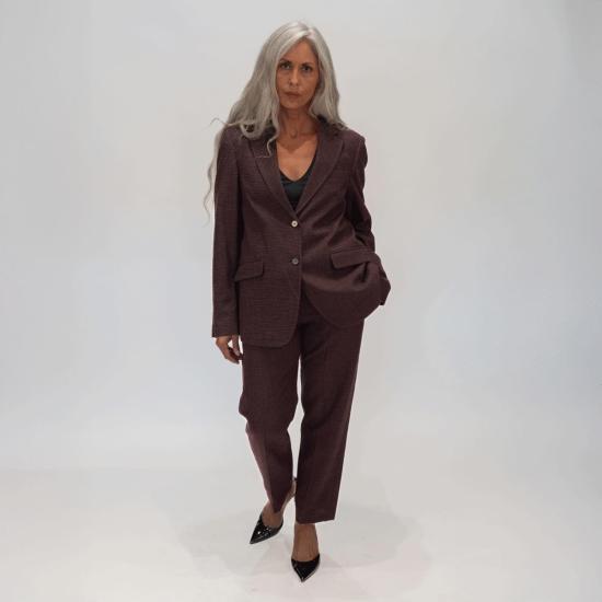  알리지 수트 자켓 알리시 A5048 울 블레이저 Uva - ALYSI