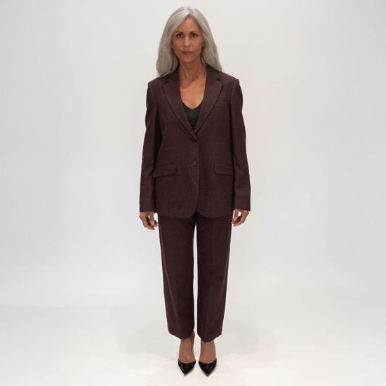  알리지 수트 자켓 알리시 A5048 울 블레이저 Uva - ALYSI