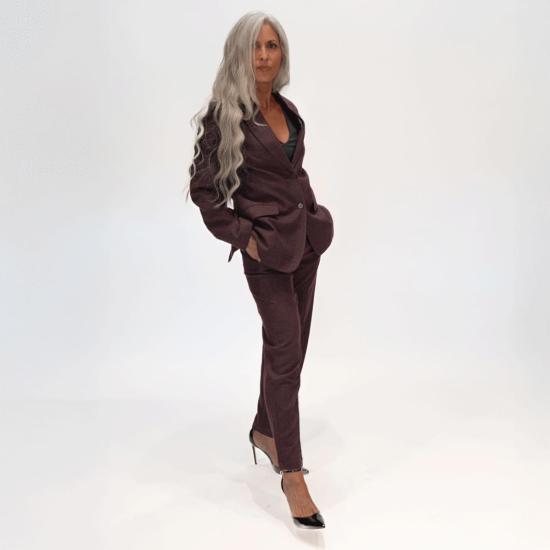  알리지 수트 자켓 알리시 A5048 울 블레이저 Uva - ALYSI