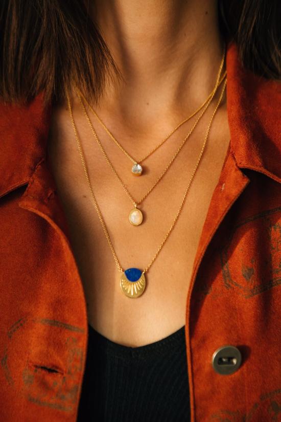  시에라 윈터 주얼리 목걸이/팬던트 프림로즈 다이아몬드 목걸이 14K 골드