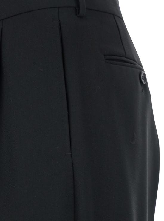  톰포드 스트레이트 팬츠 톰 포드 하이웨이스트 팬츠 (펜슬 포함) 블랙 - TOMFORD