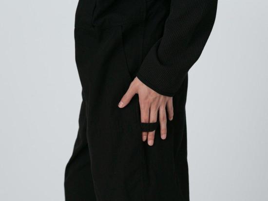  스노우피크 오버롤 스노우 피크 타키비 라이트 립스톱 오버롤 블랙 - SNOW PEAK