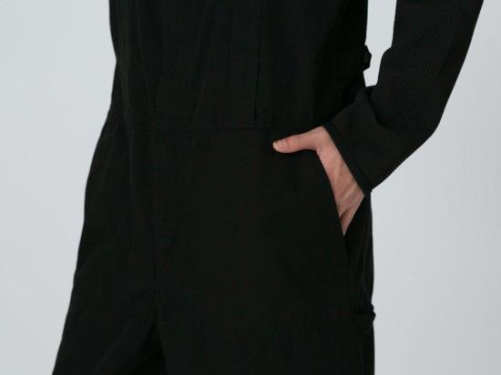  스노우피크 오버롤 스노우 피크 타키비 라이트 립스톱 오버롤 블랙 - SNOW PEAK