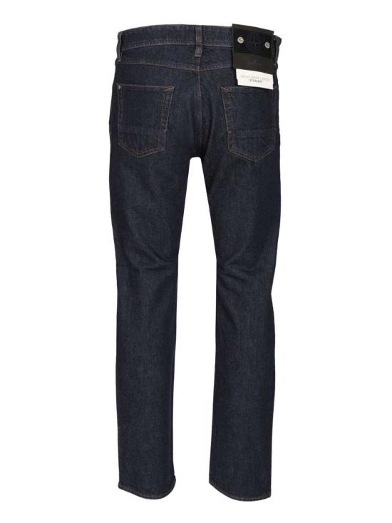  스톤 아일랜드 데님 팬츠 팬츠 불 데님 진 블루 - STONE ISLAND