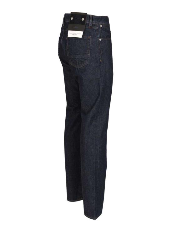  스톤 아일랜드 데님 팬츠 팬츠 불 데님 진 블루 - STONE ISLAND