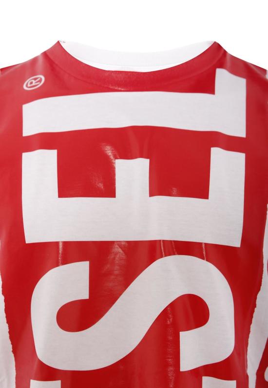  [키즈] 디젤 트레이닝 상의 어린이용  로고 티셔츠 (흰색) - DIESEL