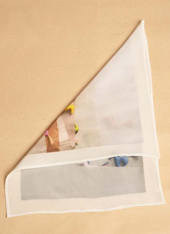  카렘 머플러/스카프 말띠 해 "작은 말" 민요 실크 스카프 8.5 x 12인치 - KAAREM