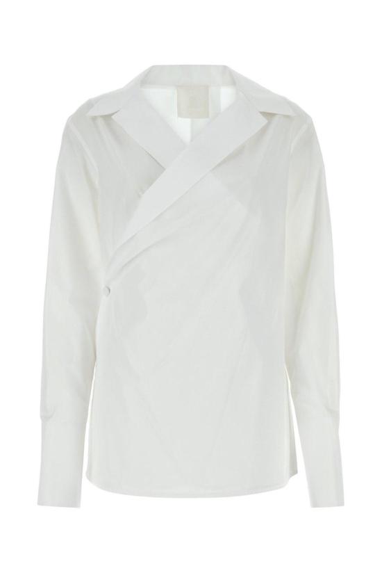  지방시 셔츠 포플린 셔츠 화이트