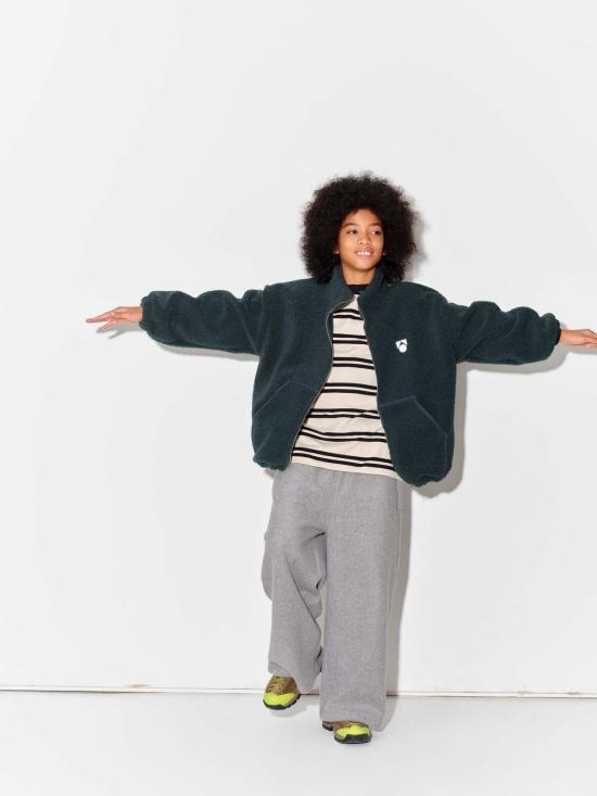  [키즈] 메인 스토리 자켓 키즈  플리스 재킷 보틀 그린 - MAIN STORY