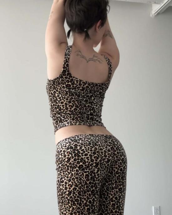  Only Hearts 크롭 팬츠 온리 하츠 캣 냅 카프리 팬츠 레오파드 - OTHER BRANDS