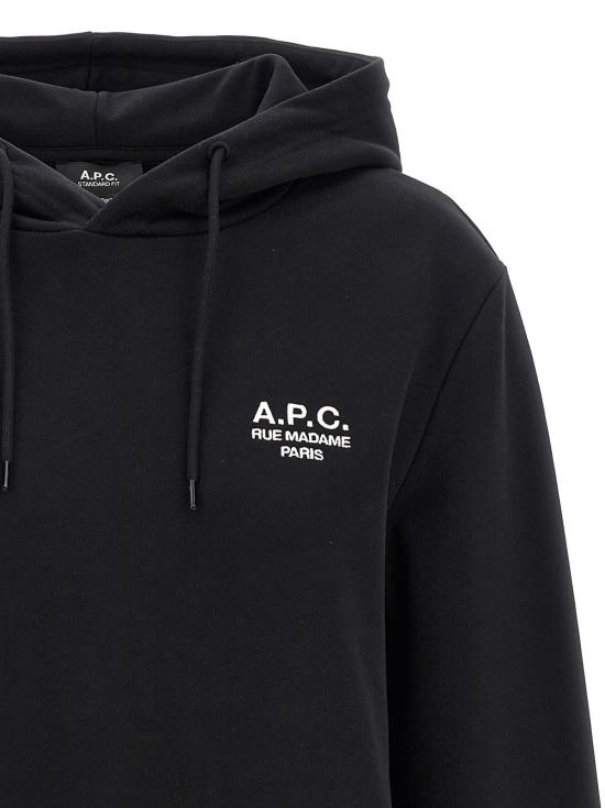  아페쎄 긴팔 티셔츠 A.P.C. 스탠다드 후드티 블랙/화이트 - A.P.C.