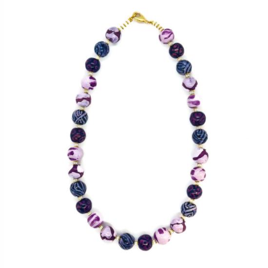  카주리 목걸이/팬던트 보라색 성냥 목걸이