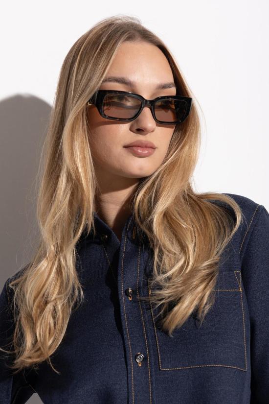  보테가베네타 안경 보테가 베네타 선글라스 브라운 - BOTTEGA VENETA