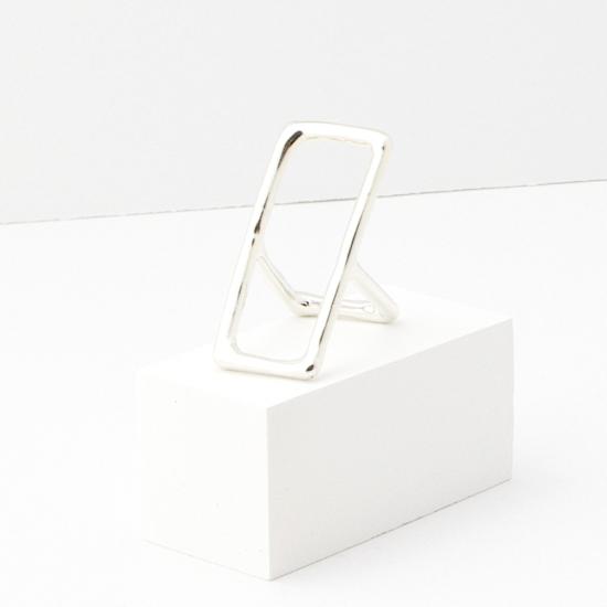  제인 다렌스부르그 반지 제인 다렌스버그 금속 직사각형 - JANE DARENSBOURG