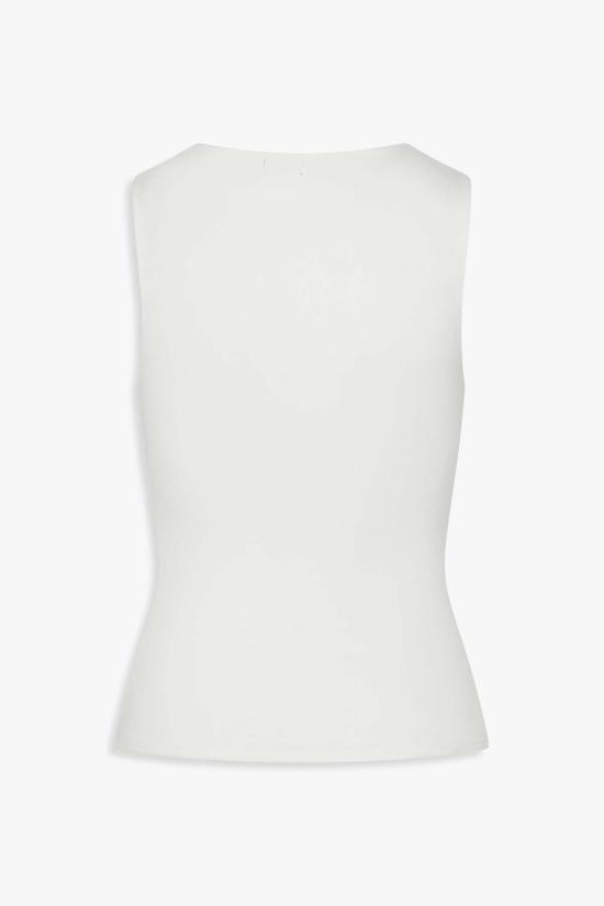  저스트 블랙 데님 블라우스 민소매 탱크탑 - JUST BLACK DENIM