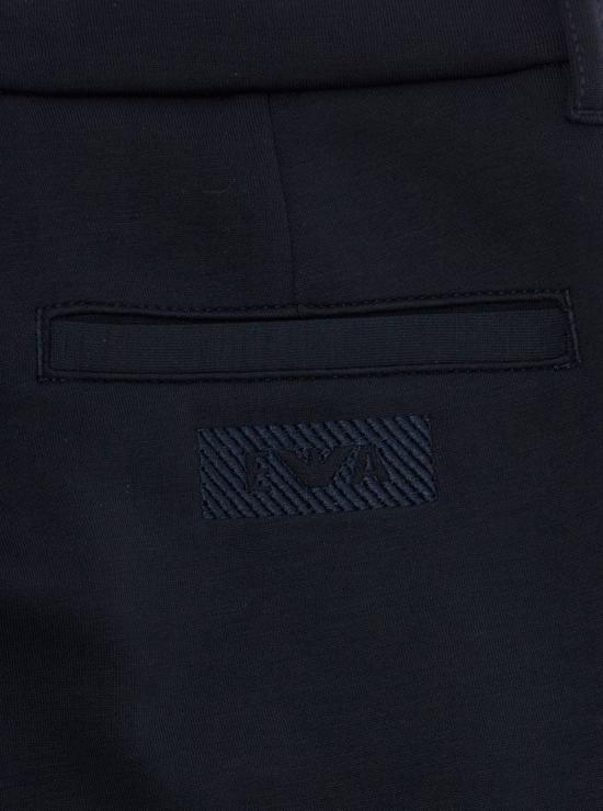  [키즈] 엠포리오 아르마니 트레이닝/조거 팬츠 블루  (벨트 루프 및 뒷면에 로고 패치 포함) - EMPORIO ARMANI