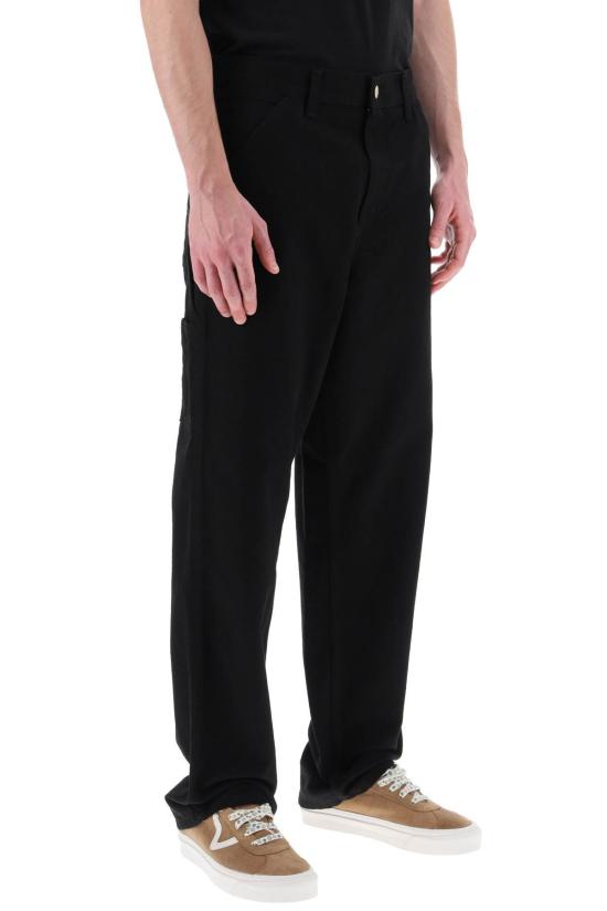  칼하트 스트레이트 팬츠 카하트 싱글 니  블랙 - CARHARTT
