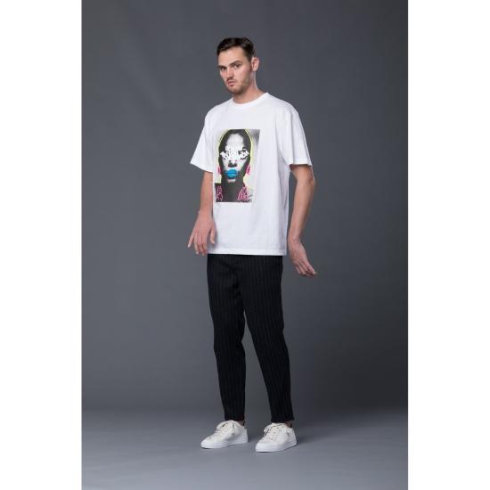  GUSTAV VON ASCHENBACH 반팔 티셔츠 Gustav Von Aschenbach 그래픽 반소매 티셔츠 화이트 - OTHER BRANDS