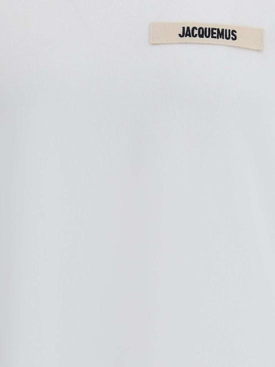  자크뮈스 탑 로고 티셔츠 화이트 - JACQUEMUS