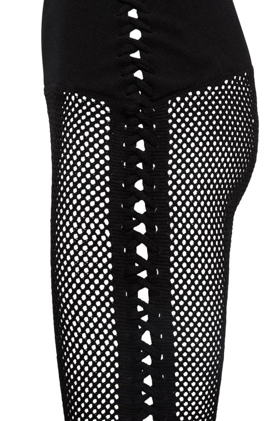  OLIVIA LATINOVICH 크롭 팬츠 올리비아 라티노비치 레이스 팬티 블랙 - OTHER BRANDS