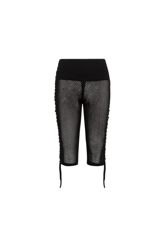  OLIVIA LATINOVICH 크롭 팬츠 올리비아 라티노비치 레이스 팬티 블랙