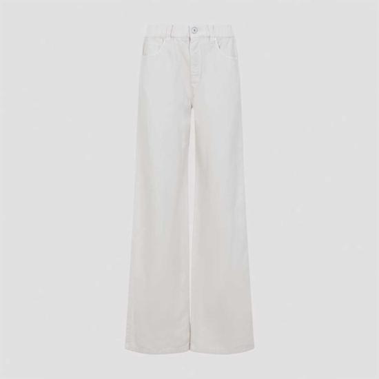  브루넬로 쿠치넬리 스트레이트 팬츠 불  초크 - BRUNELLO CUCINELLI