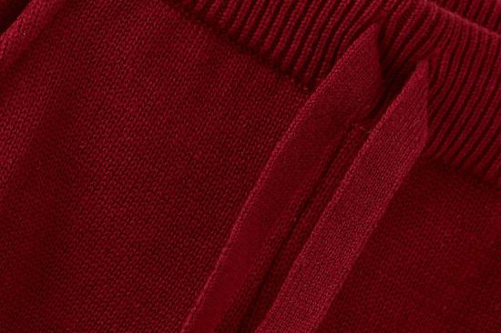  [키즈] Vild House of Little 트레이닝/조거 팬츠 빌드 하우스 오브 리틀 오가닉 니트 조거  레드 재스퍼 - OTHER BRANDS