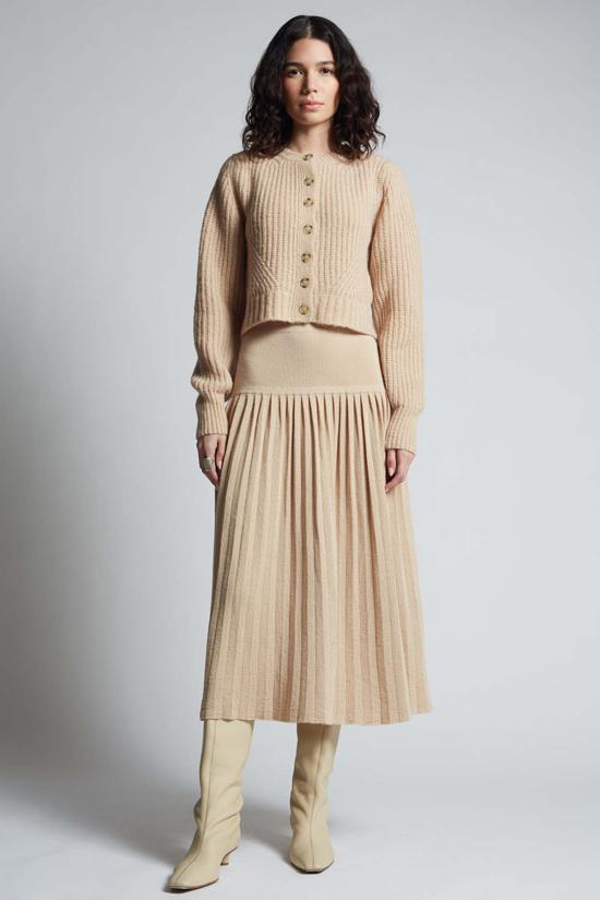  ELEVEN SIX 가디건 일레븐 식스 베카 카디건 페일 카멜 - OTHER BRANDS