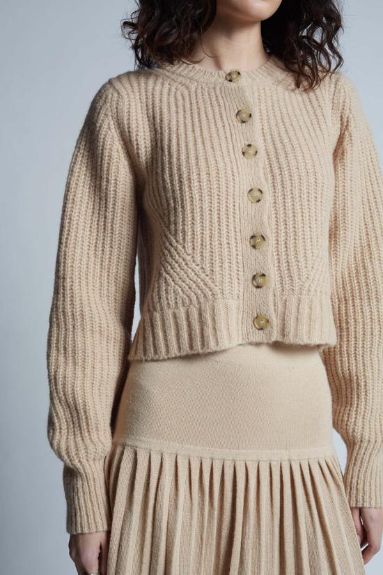  ELEVEN SIX 가디건 일레븐 식스 베카 카디건 페일 카멜 - OTHER BRANDS