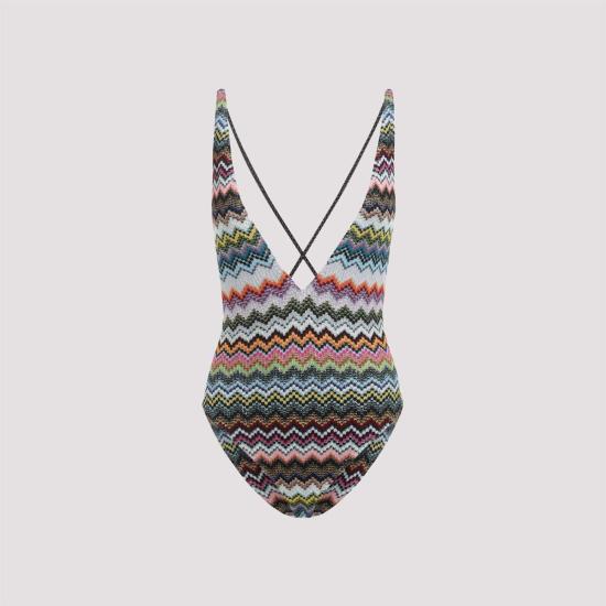  미소니 원피스 수영복 미쏘니 비스코스  멀티컬러 - MISSONI