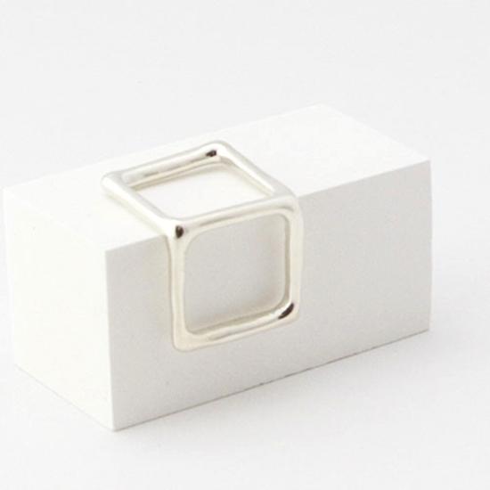  제인 다렌스부르그 반지 제인 다렌스버그 더블 스퀘어 메탈 링 - JANE DARENSBOURG