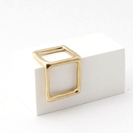  제인 다렌스부르그 반지 제인 다렌스버그 더블 스퀘어 메탈 링 - JANE DARENSBOURG