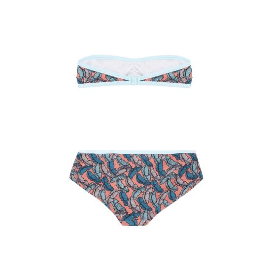  [키즈] Pacific Rainbow 비키니 어린이용 퍼시픽 레인보우 마리나 투피스 수영복 핑크 리프 - OTHER BRANDS