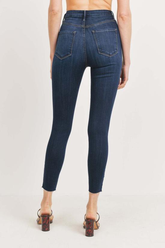  저스트 블랙 데님 데님 팬츠 소프트 시저 스키니 진 최종 세일 - JUST BLACK DENIM