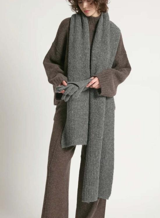  룩앳미 머플러/스카프 울 혼방 골지 니트 스카프를 찾아보세요