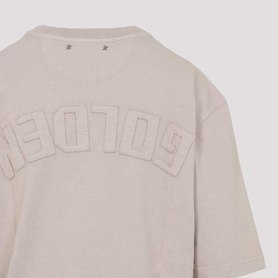  골든구스 반팔 티셔츠 골든 구스 릴렉스핏 티셔츠 섀도우 그레이 - GOLDEN GOOSE