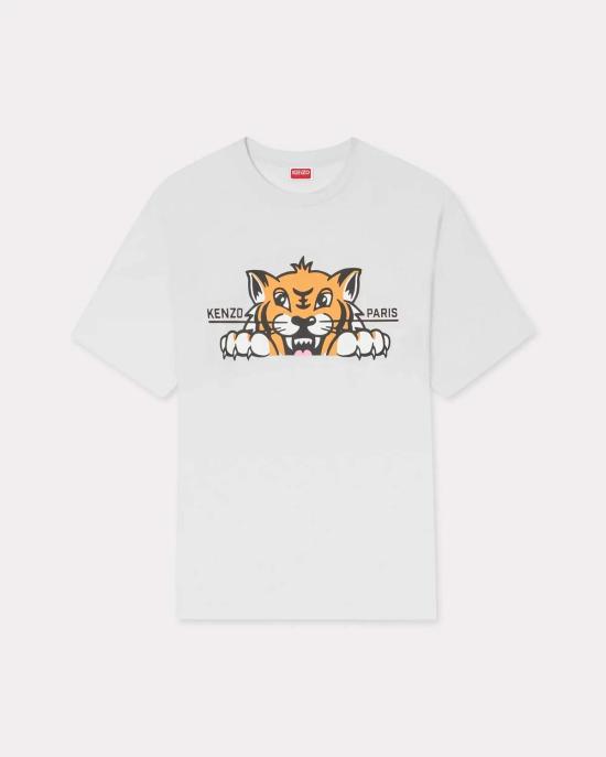  겐조 탑 켄조 오프화이트 티셔츠