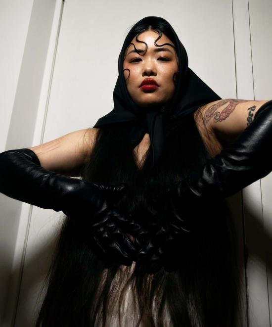  Hozen 머플러/스카프 호젠 바부슈카 스카프 블랙 - OTHER BRANDS