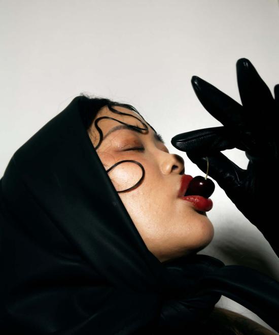  Hozen 머플러/스카프 호젠 바부슈카 스카프 블랙 - OTHER BRANDS