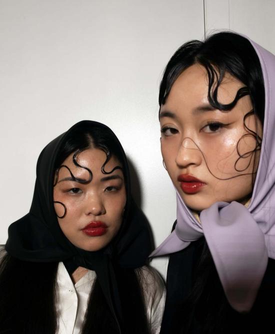  Hozen 머플러/스카프 호젠 바부슈카 스카프 블랙 - OTHER BRANDS