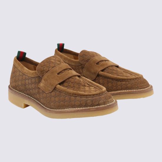  구찌 로퍼 가죽  토바코 - GUCCI