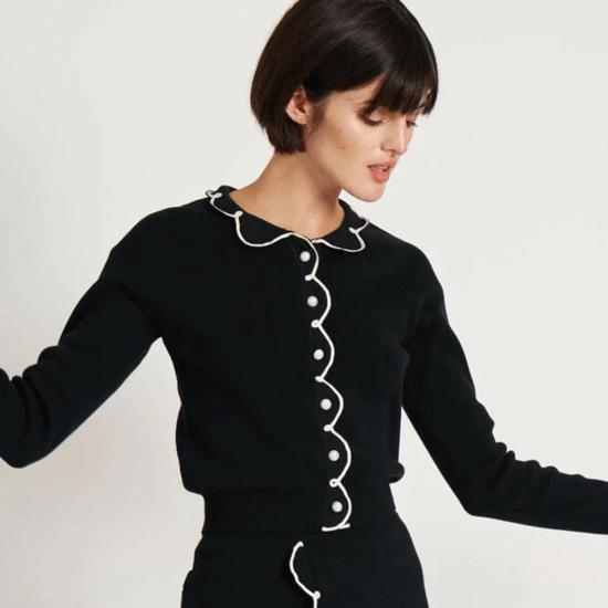  Rachel Antonoff 가디건 레이첼 안토노프 컵케이크 카디건 블랙 - OTHER BRANDS