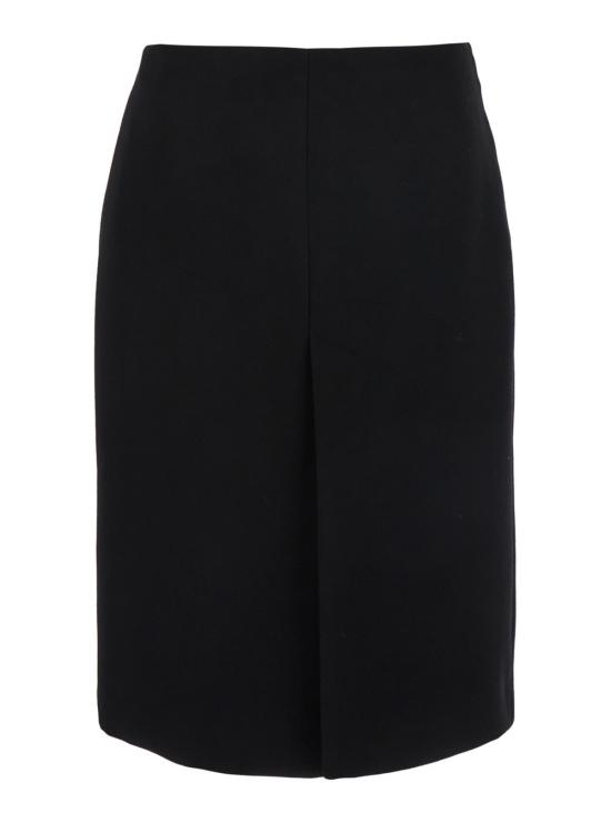  구찌 미디 스커트 크레이프  블랙