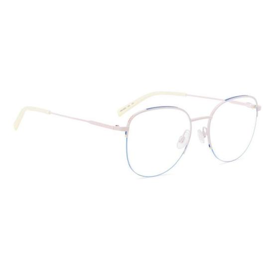  미소니 안경 미쏘니 M 아이웨어 불규칙 프레임  3 Zj/18 핑크/블루 - MISSONI