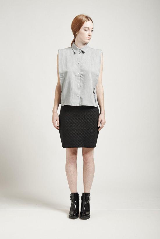  나누슈카 숏 스커트 잼 스커트 블랙 - NANUSHKA