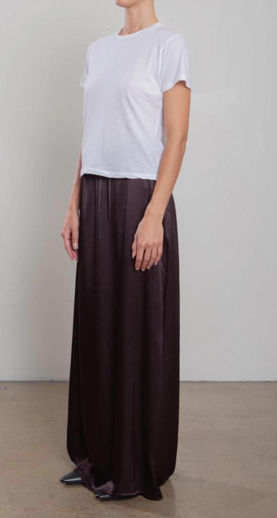  파라오 스커트 수리  빈티지 새틴  건포도