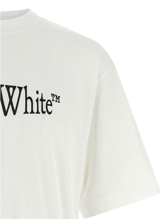 오프화이트 탑 런 애로우 티셔츠 화이트/블랙 - OFF WHITE