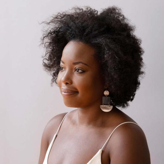  마디디 컬렉티브 이어링 마딜리 콜렉티브 하프 서클 스퀘어 - MAADILI COLLECTIVE