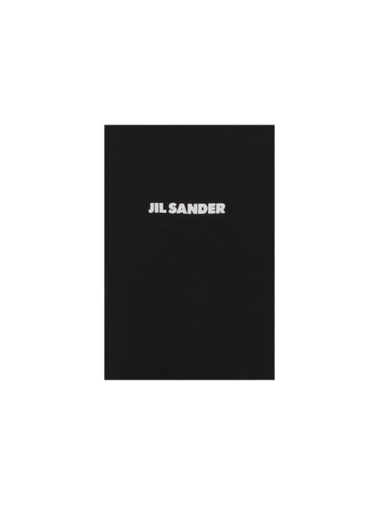  질샌더 반팔 티셔츠 질 샌더 코튼 티셔츠 (앞면 로고 프린트, 블랙) - JIL SANDER